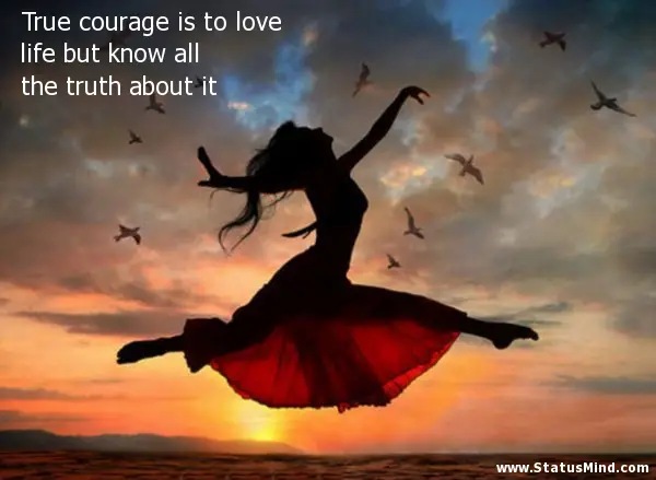 courage is life essay