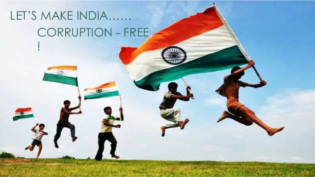 Essay on Corruption Free India