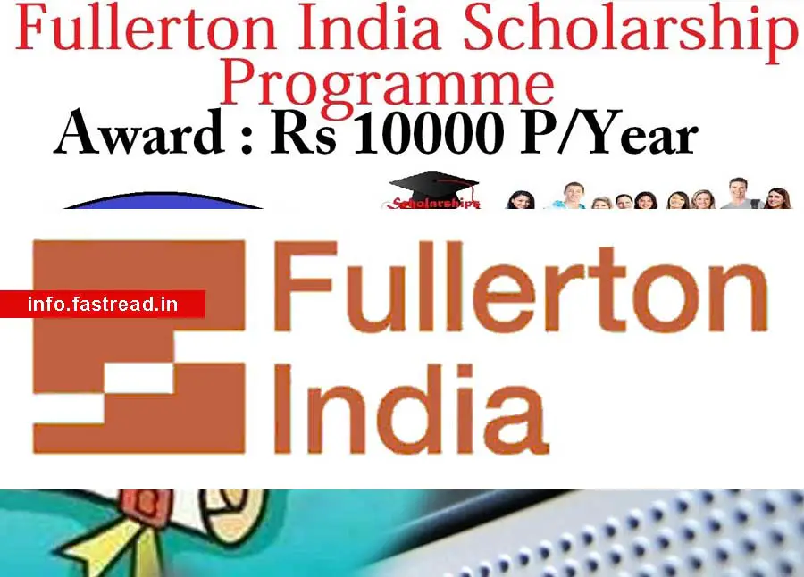 Fullerton India Scholarship Program 2020