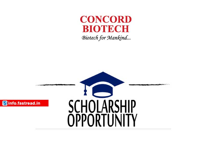 Concord Biotech Limited Scholarship 2020