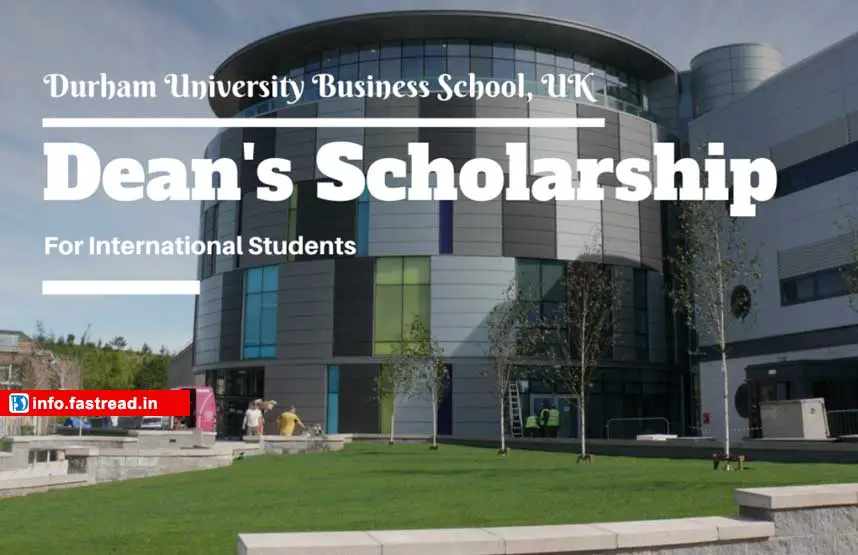 Durham University Business School Dean's Scholarship 2020