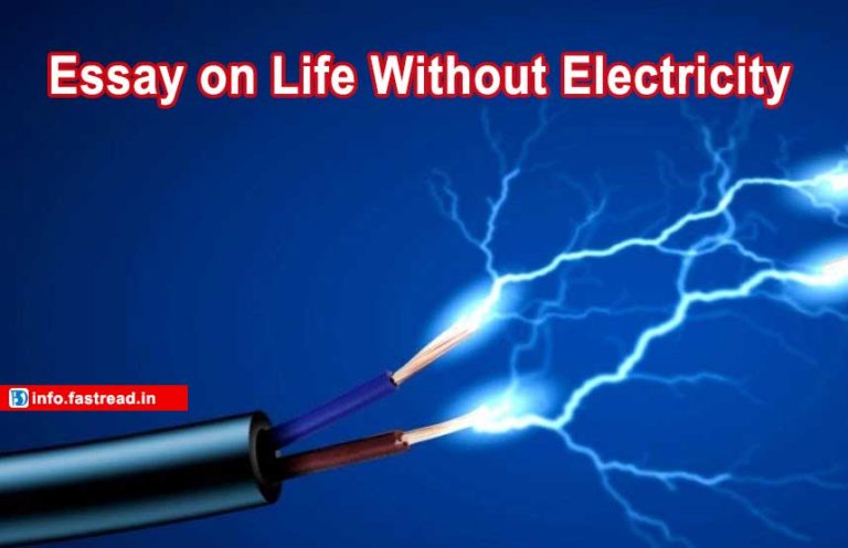 Essay On Life Without Electricity In English For Students Article
