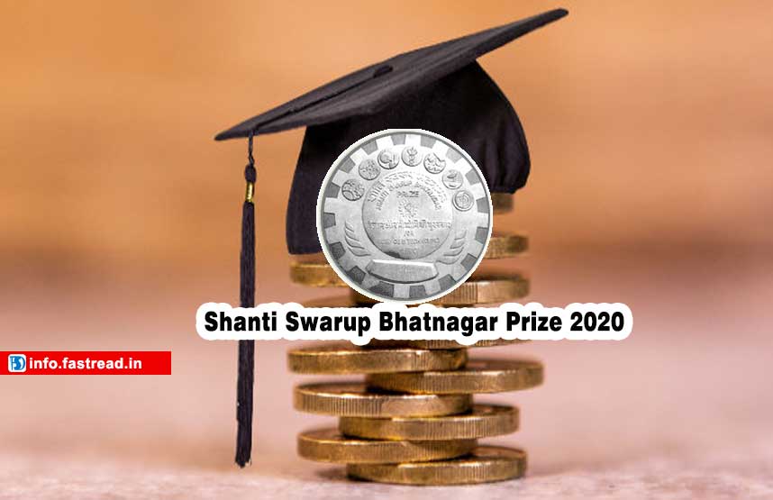 Shanti Swarup Bhatnagar Prize 2020