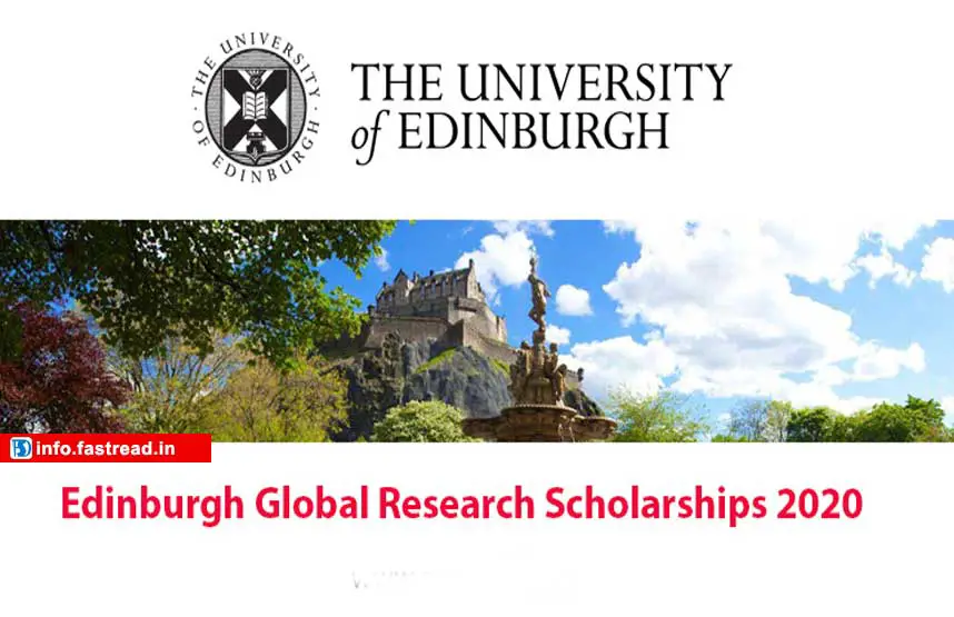 Edinburgh Global Research Scholarship 2020
