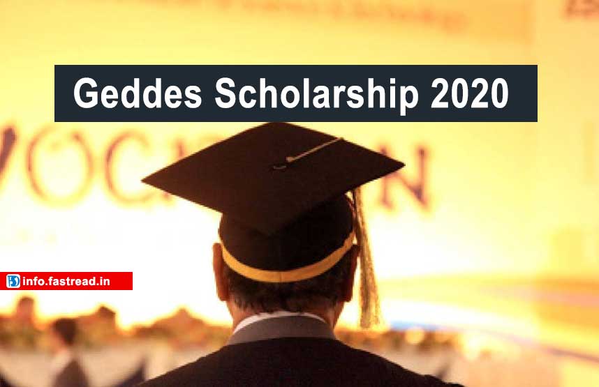 Geddes Scholarship 2020