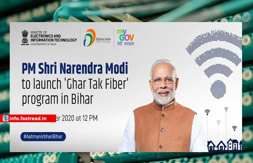 PM Ghar Tak Fibre Scheme 2020