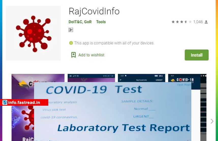 RajCovidInfo app