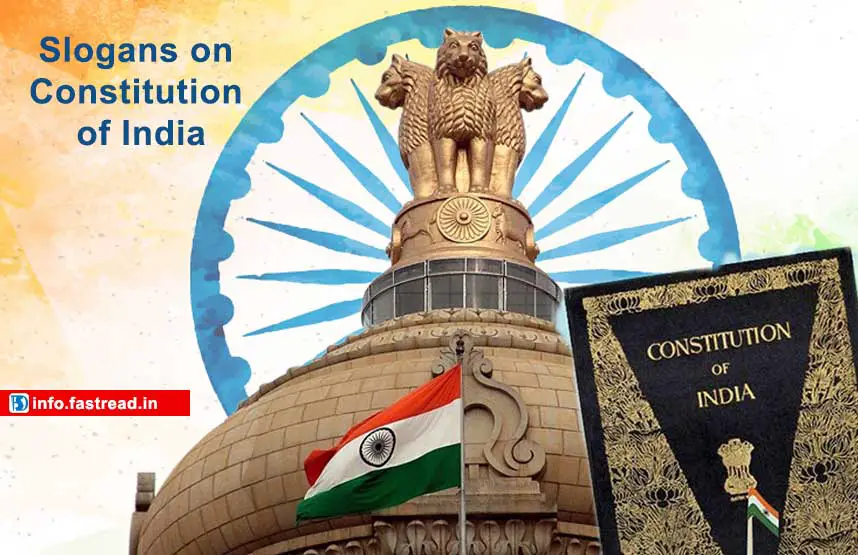 Slogans on Constitution of India