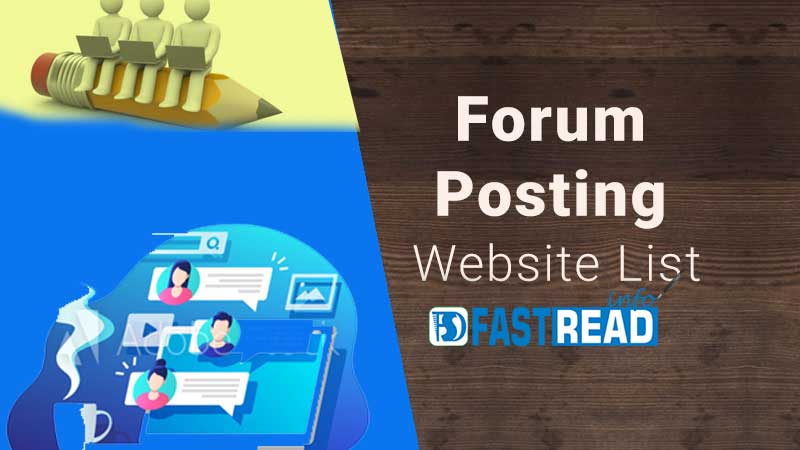 Dofollow Forum Posting Sites List