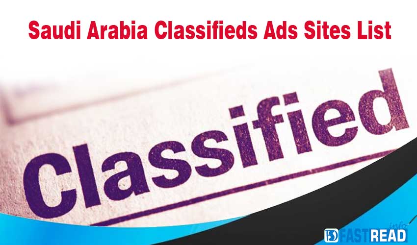 Saudi Arabia Classifieds Ads Sites List